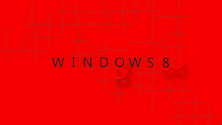 Red windows8 bauhaus promotional computer - bauhau free wallpaper