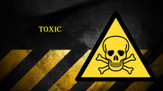 Hazard skull crossbones yellow black - david firth free wallpaper for desktop