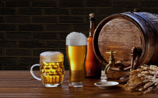 Beer barrel glass mug bottle - adolf bierbrauer free wallpaper