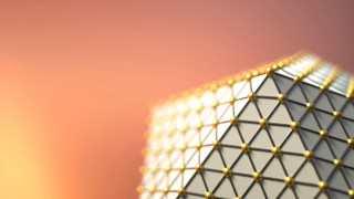 Golden building red sky buckminster - buckminster fuller free wallpaper