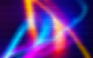 Blurry rainbow background abstract art - a blue border free wallpaper
