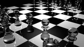 Chess board pieces checkered floor - floor free wallpaper for desktop
