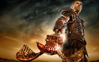Armor sword desert clouds fire - a man in armor holding free wallpaper