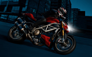 Man riding motorcycle night red - motorcycle free wallpaper