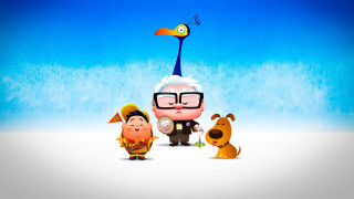 Cartoon dog man hat glasses - a leash free wallpaper