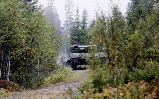 Tanks woods dirt road autumn - the wood together free wallpaper