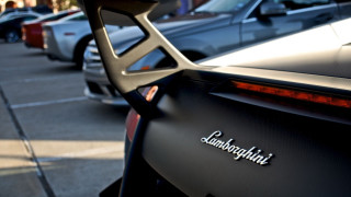 Motorcycle street cars building tiltshift - parked free wallpaper