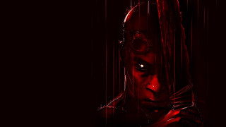 Man knife bloody face red - bastien l. deharme free wallpaper