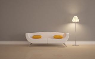 White couch lamp minimalist egg - a lamp free wallpaper