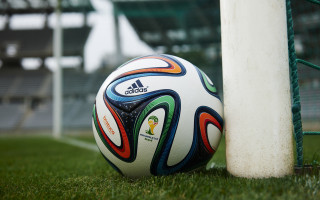 Soccer ball white pole stadium - constant free wallpaper