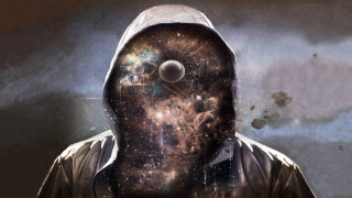 Cosmic hoodie man starry sky 2 - cosmic free wallpaper