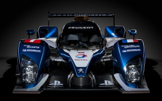 Car black room white blue - the front free wallpaper