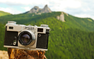 Camera stump mountain forest lomography - lomography free wallpaper