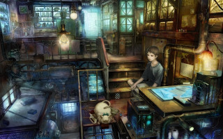 Boy table room furniture cat - a table in a room free wallpaper