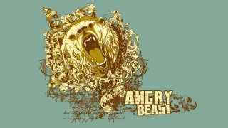 Angry bear open mouth sign - a bear free wallpaper