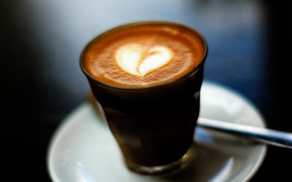 Coffee heart plate spoon moon - the plate free wallpaper