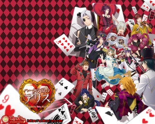 Card game group red black - wall free wallpaper for desktop