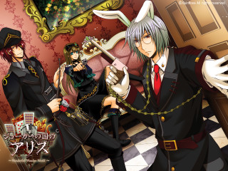 Anime couple checkered floor mirror - a mirror in the background free wallpaper