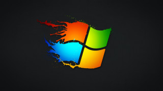 Colorful logo splash paint fire - vivid free wallpaper