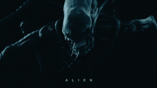 Creepy alien poster sharp teeth - sharp tooth free wallpaper