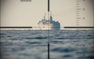 Ship scope beach ruler precisionism - a ship free wallpaper