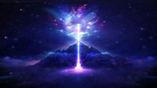 Sci fi holography matte painting - a sci free wallpaper