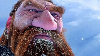 Beard nose ring hyperrealistic blue - hyper realistic face free wallpaper