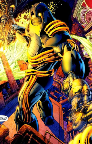 Comic book cover yellow man - a yellow mask free wallpaper