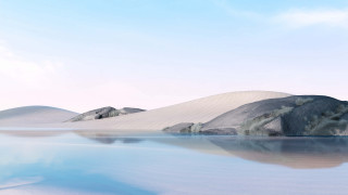 Lake mountains rocks sky clouds - david chipperfield free wallpaper for desktop