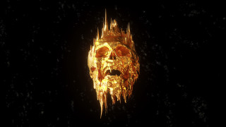 Skull crown stars dark astronaut - beksinski free wallpaper for desktop