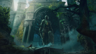 Man castle forest bird andreas - matte fantasy painting free wallpaper