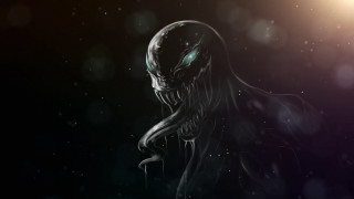 Glowing alien astronaut night sky - sinister free wallpaper