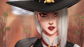 White hair black hat gold - gold accent free wallpaper