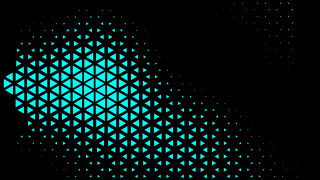 Black background blue triangle generative - geometric free wallpaper for desktop