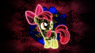 Pony hat red blue stars - a pink light free wallpaper
