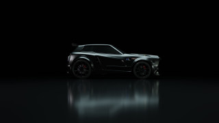 Black sports car hood up 9 - its hood free wallpaper