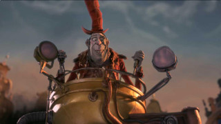 Cartoon character horse drum red - a drum free wallpaper