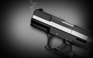 Black white gun cigarette lighter - blender free wallpaper