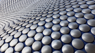 Building circles sky fuller modular - side and a sky background behind free wallpaper