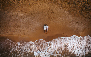 Beach romantic erosion sand water - the beach free wallpaper