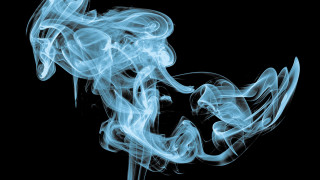 Blue white smoke swirl ambient - enguerrand quarton free wallpaper