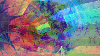 Mandelbrot colorful umbrella digital holography - digital artwork free wallpaper