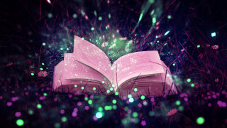 Magical realism open book grass - the book free wallpaper