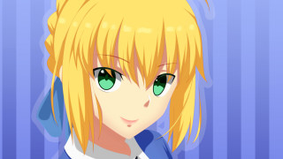 Anime girl blonde green eyes 2 - green eye free wallpaper for desktop