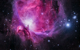 Purple blue star bright center - dennis h. farber free wallpaper