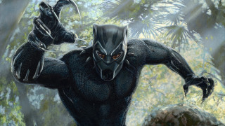 Black panther forest comic monster - a ball free wallpaper