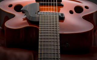 Guitar brown body flemish baroque - eric peterson free wallpaper