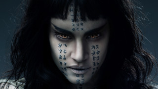 Black hair facepaint tattoo araceli - letter free wallpaper for desktop