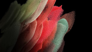 Colored powders black background white - particle free wallpaper