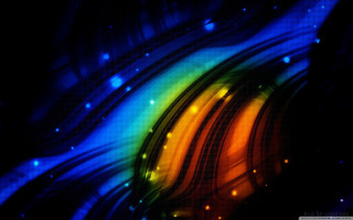 Colorful background rainbow lights black - free sci-fi wallpaper for desktop